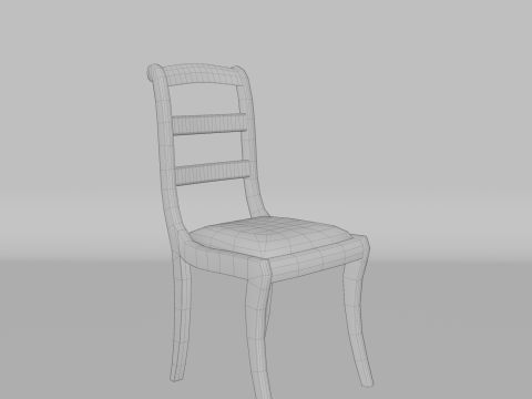 Wooden house chairBeautiful design and excellent quality 3D 모델