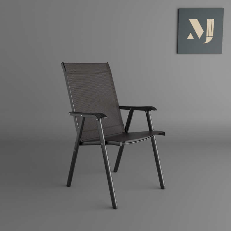 Metal for offices and roomsA chair for modern rooms and offices 3D Модель .c4d .max .obj .3ds .fbx .stl .blend 