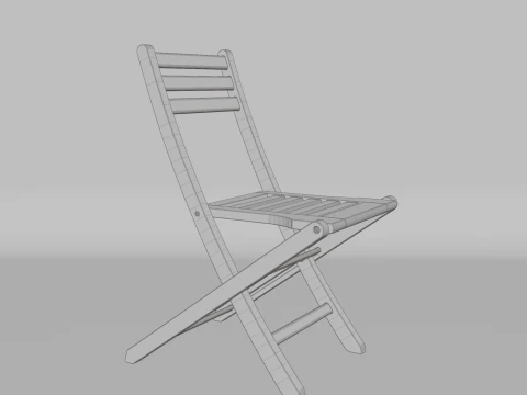 Wooden chairA chair for modern rooms and offices 3D Model