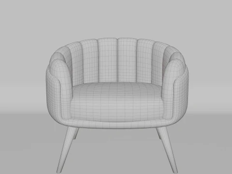 Sofa for home and officeA chair for modern rooms and offices 3D Model