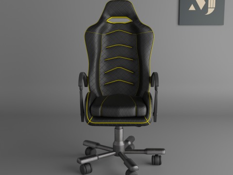 Ergonomic Premium Gaming Chair for Streamers and Gamersquality and beautiful chair for home and off 3D Model