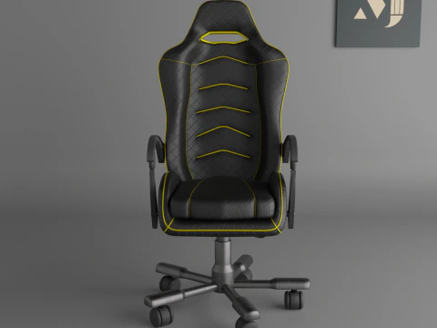 Ergonomic Premium Gaming Chair for Streamers and Gamersquality and beautiful chair for home and off 3D Model