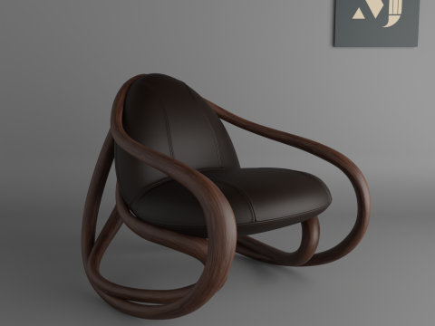 Creative modern and unusual sofaquality and beautiful chair for home and office 3D Model