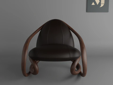 Creative modern and unusual sofaquality and beautiful chair for home and office 3D Model