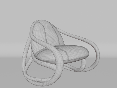 Creative modern and unusual sofaquality and beautiful chair for home and office 3D 模型