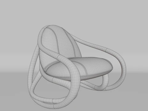 Creative modern and unusual sofaquality and beautiful chair for home and office 3D Model