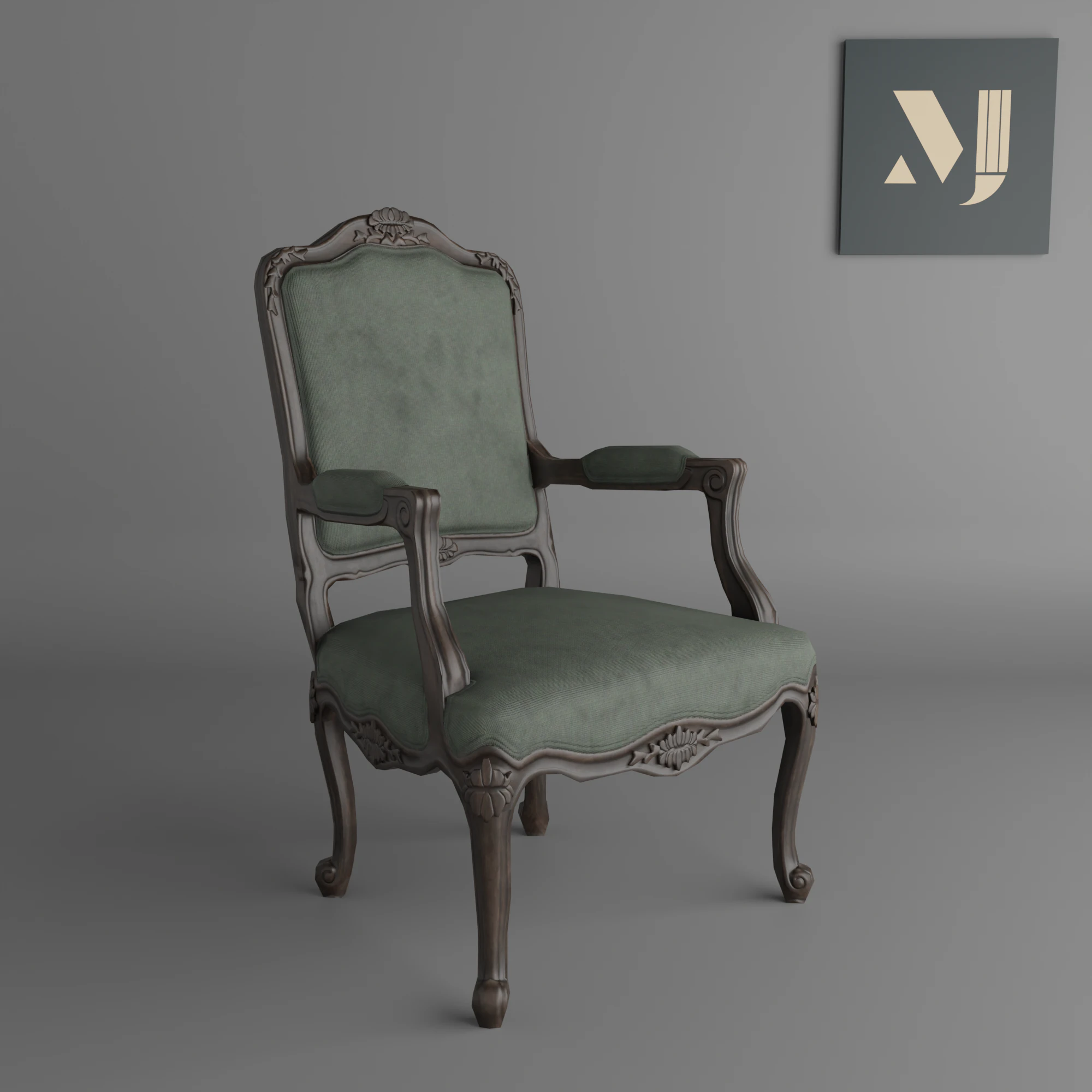Low poly sofaquality and beautiful chair for home and office 3D Model .c4d .max .obj .3ds .fbx .stl .blend 