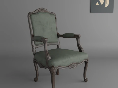 Jakość sofy Low Poly i piękne krzesło do domu i biura Model 3D