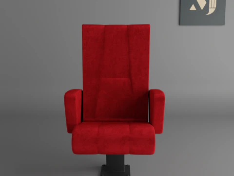 영화관 및 콘서트 홀 의자가정 및 사무실을 위한 품질과 아름다운 의자 3D 모델