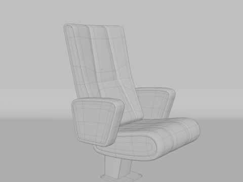 Cinema and concert hall chairsquality and beautiful chair for home and office 3D 모델