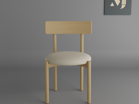 Wooden chair for home and apartmentquality and beautiful chair for home and office 3D Model