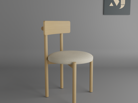 Wooden chair for home and apartmentquality and beautiful chair for home and office Modello 3D