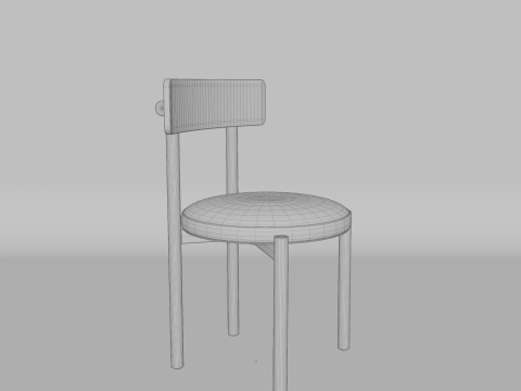 Wooden chair for home and apartmentquality and beautiful chair for home and office Modello 3D