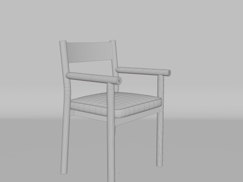 Wooden chair for home and apartmentquality and beautiful chair for home and office 3D Model