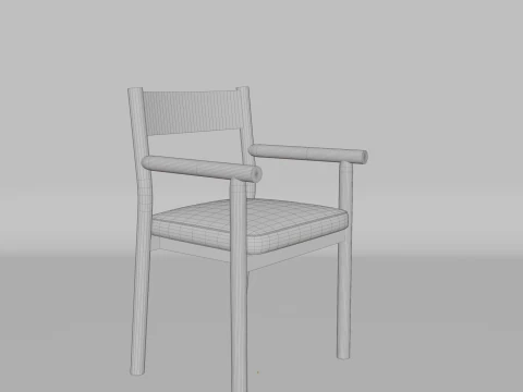 Wooden chair for home and apartmentquality and beautiful chair for home and office 3D Model