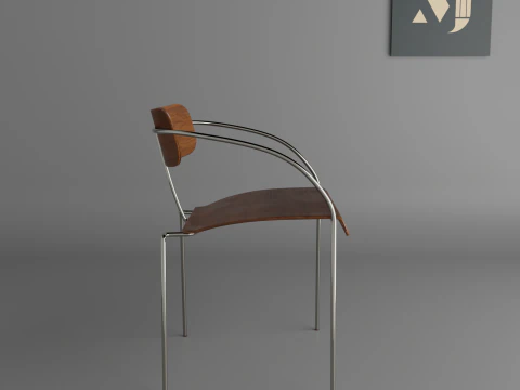 Wooden chair for home and officequality and beautiful chair for home and office 3D Model
