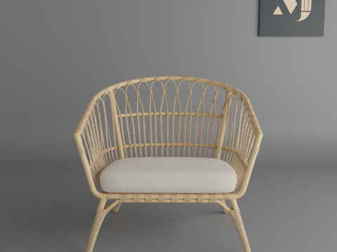 Basket chairquality and beautiful chair for home and office 3D Model