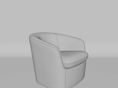 Ev ve ofis i&ccedil;in deri kanepe kalitesi ve g&uuml;zel sandalye 3D Model