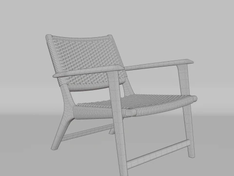 Beautiful and quality table and basket chair for homequality and beautiful chair for home and offic 3D Model