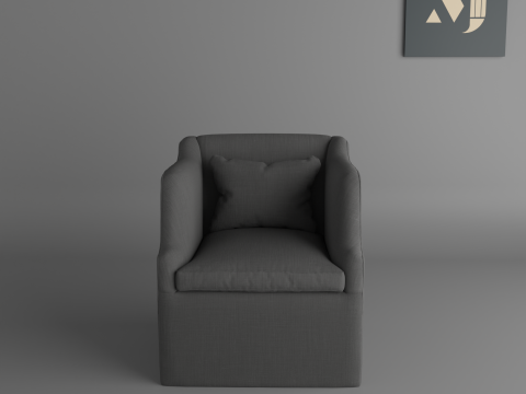 A beautiful sofa for rooms and officesquality and beautiful chair for home and office 3D 模型