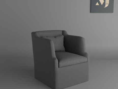 A beautiful sofa for rooms and officesquality and beautiful chair for home and office Modelo 3D
