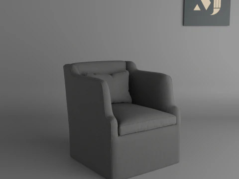 A beautiful sofa for rooms and officesquality and beautiful chair for home and office 3D Model