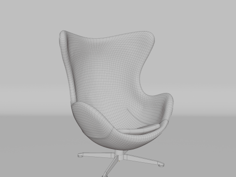 Leather sofa chairquality and beautiful chair for home and office Modelo 3D