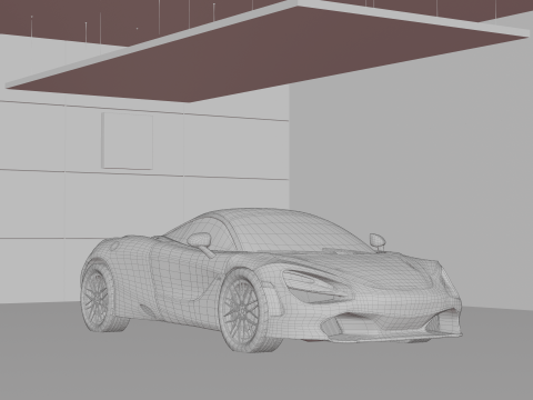 McLaren 720S Model Cetak 3D
