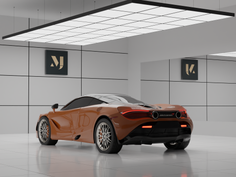 McLaren 720S Model Cetak 3D