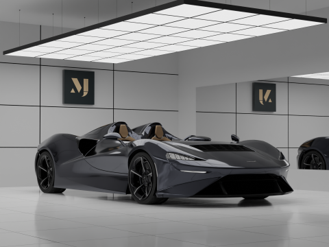 McLaren Elva car Modelo 3D