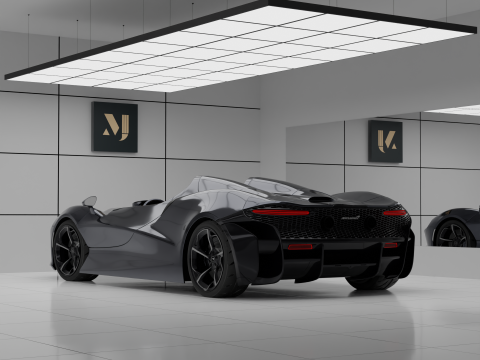 McLaren Elva car 3D Model