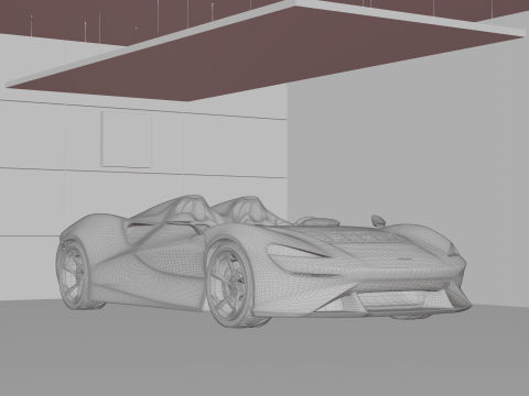 McLaren Elva car 3D Model