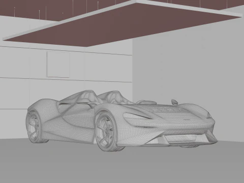 McLaren Elva car 3D Model