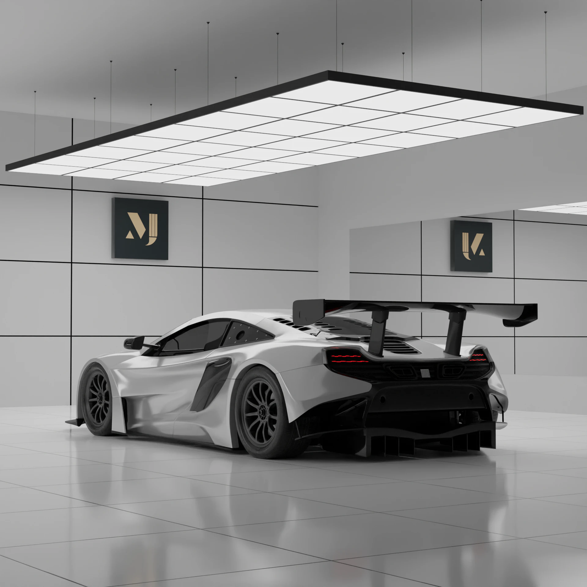 McLaren P1 car 3D Model .c4d .max .obj .3ds .fbx .stl .blend 