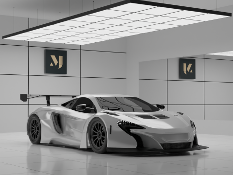 McLaren P1 car 3D Модель