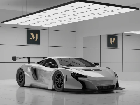 McLaren P1 car 3D Model
