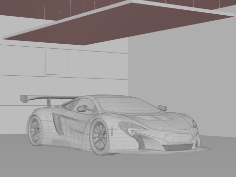 McLaren P1 car 3D Модель