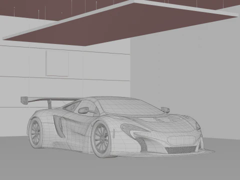 McLaren P1 car 3D Model