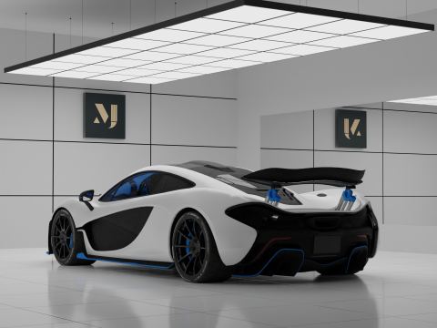McLaren P1 MSO 3D Model