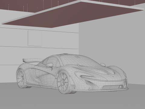 McLaren P1 MSO 3D Model