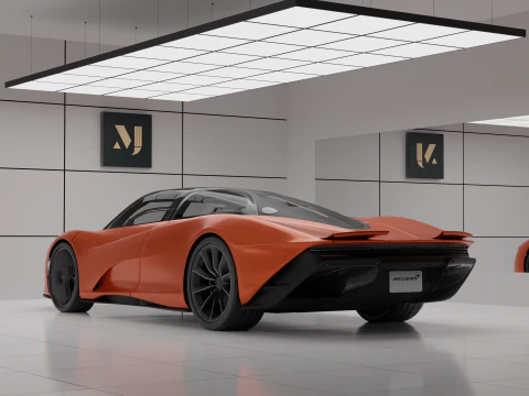 McLaren Speedtail car 3D Model