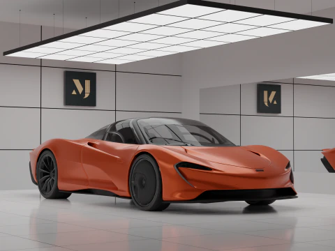 McLaren Speedtail car 3D Model