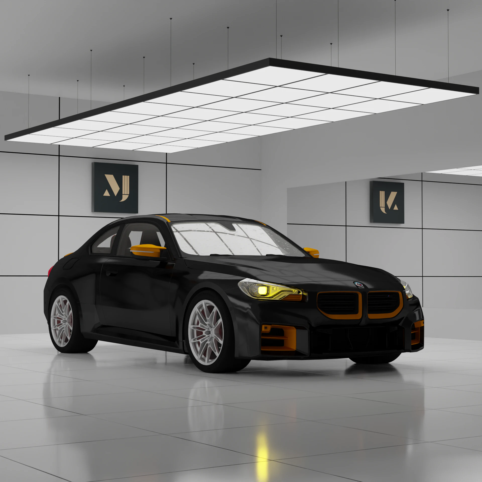 Car M2 3D Model .c4d .max .obj .3ds .fbx .stl .blend 