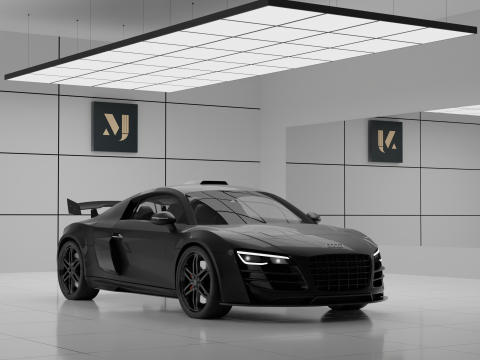 AUDI R8 Sport drift racing 3D Модель