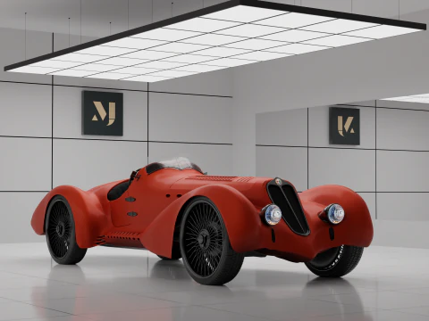 Alfa romeo 8c спайдер 3D Модель