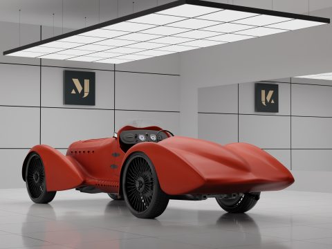 Alfa romeo 8c spider Model 3D