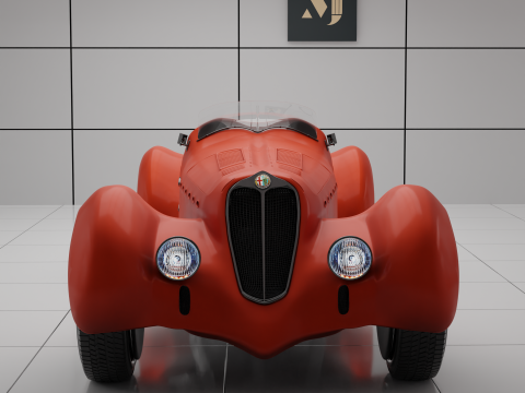 Alfa romeo 8c spider Model 3D