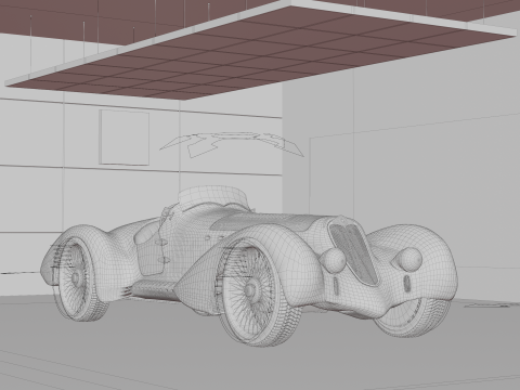 Alfa romeo 8c spider Model 3D