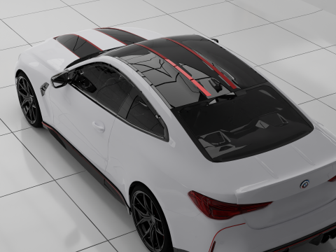 Car m4 CSL 2023 3D-Modell