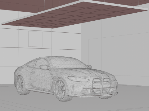 Car m4 CSL 2023 3D-Modell